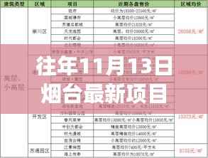 烟台新项目深度解析,探寻最新发展动态于往年11月13日
