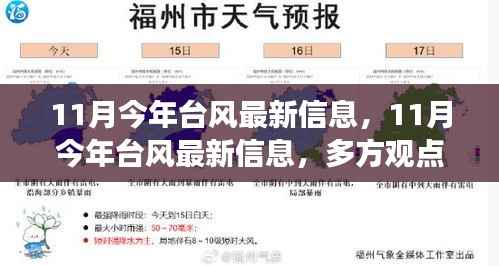 11月台风最新动态,多方观点分析与个人立场阐述
