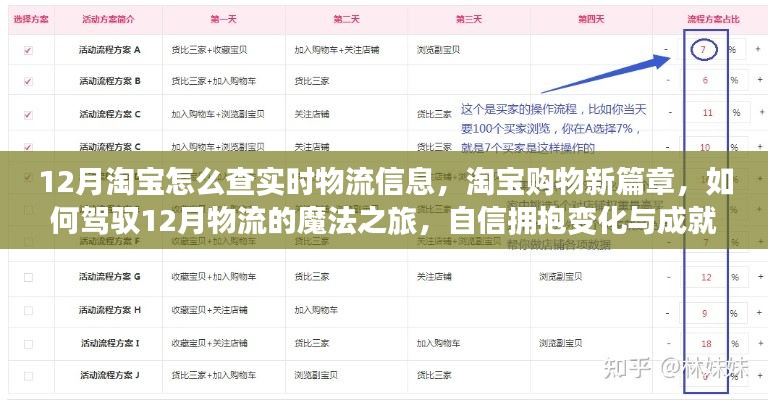 淘宝购物指南,驾驭物流魔法之旅,掌握实时物流信息迎接成就之变
