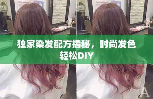 独家染发配方揭秘,时尚发色轻松DIY
