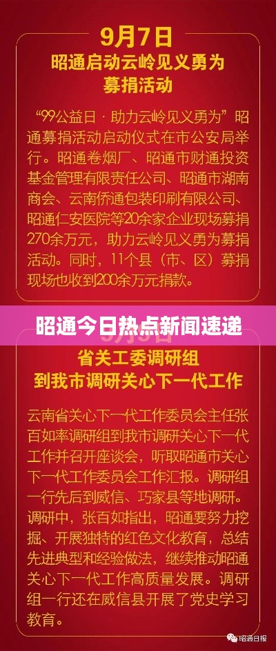 昭通今日热点新闻速递