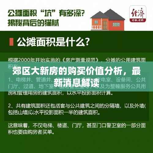 郊区大新房的购买价值分析,最新消息解读