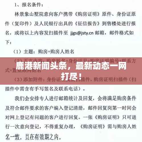 鹿港新闻头条,最新动态一网打尽!